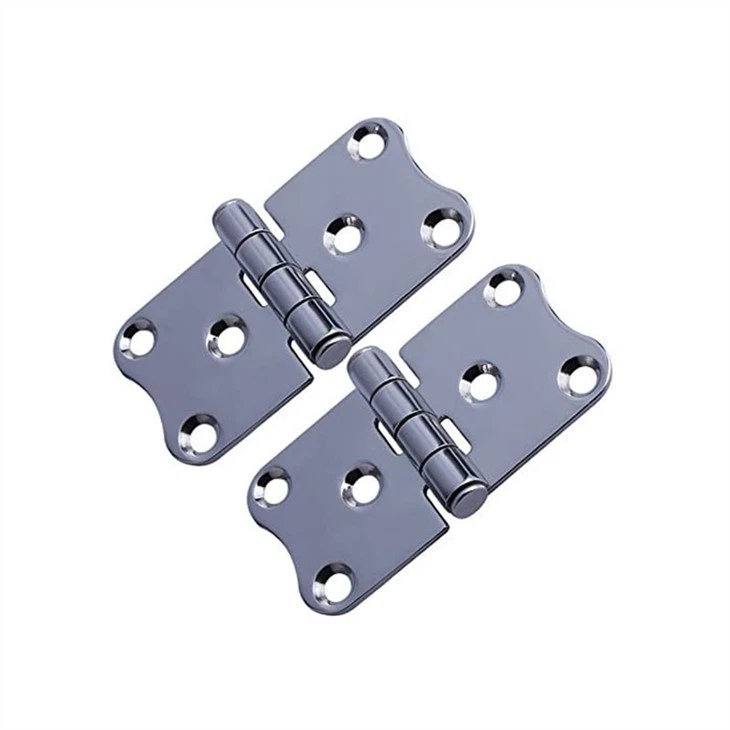Marine Stainless Steel Door Hinge Mirror Polished Cabinet Hinges